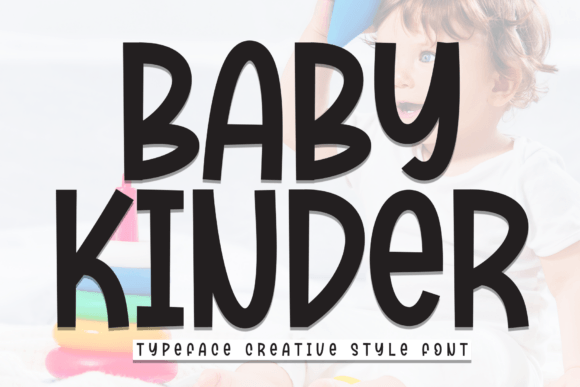 Baby Kinder Font Review: Sweet Handwritten Display for Branding