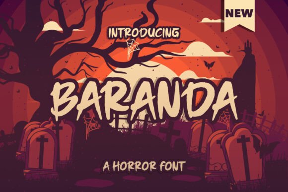 Baranda Font: A Horror Typeface for Bold Marketing Campaigns
