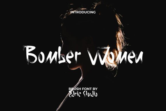 Bomber Women: A Casual Display Font for Editorial Design