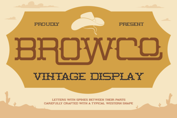 Browco: A Sharp-Toothed Display Font Built for Bold Branding