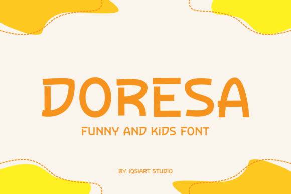 Doresa: A Playful Display Font for Web Designers