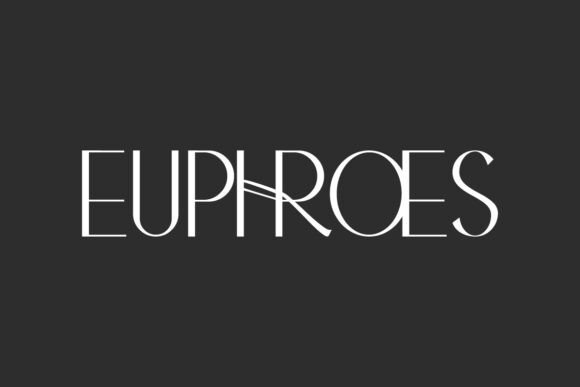 Euphroes: A Modern Display Font That Elevates Small Business Branding