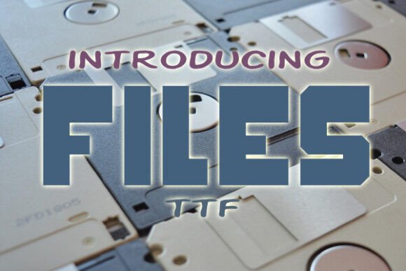 Files: The Techno Display Font That Elevates Handmade Products
