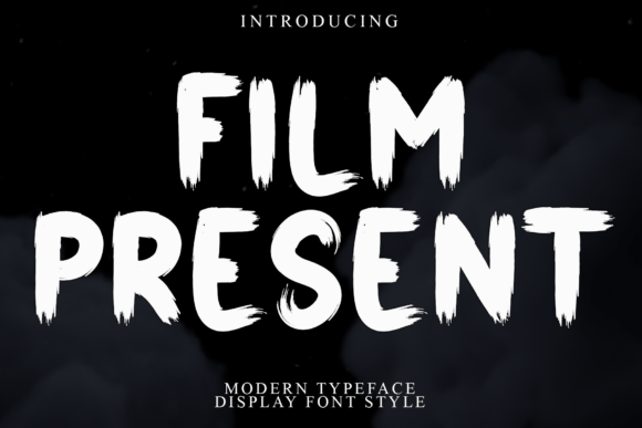Film Present: A Playful Brush Font for Branding Projects