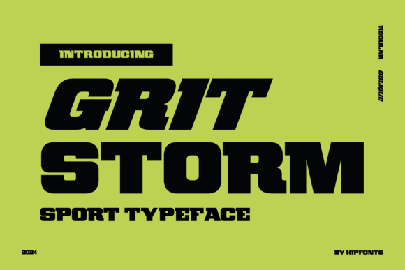Gritstorm: A Display Font That Brings Bold Attitude to Handmade Products