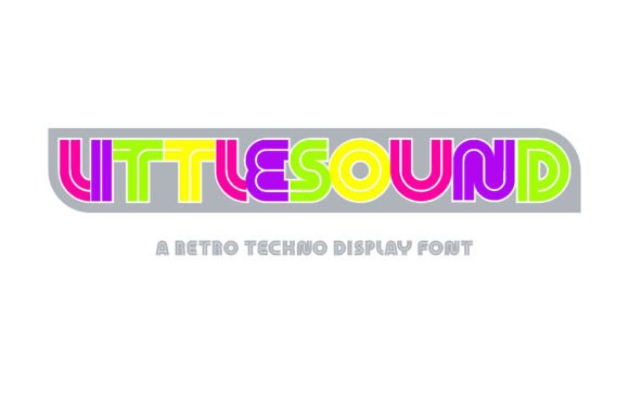 Little Sound: A Retro Display Font for Brand Identity