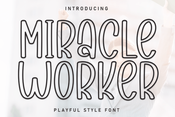 Miracle Worker: A Handwritten Display Font for Editorial Storytelling