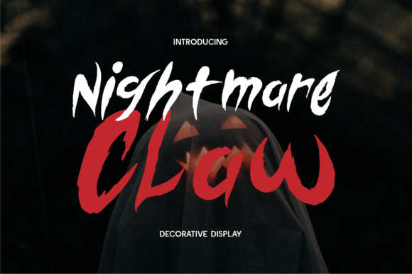 Nightmare Claw Display Font for Handmade Products That Need an Edge