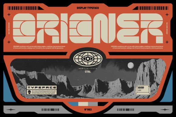 Orioner Display Font: A Bold Typeface for Editorial Storytelling