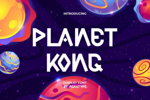 Planet Kong Font: A Playful Typeface for Handmade Products