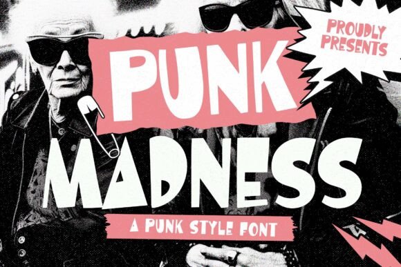 Punk Madness: A Display Font for Bold Web Design