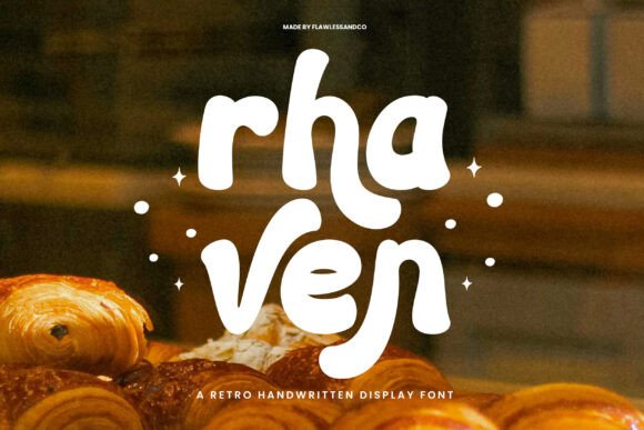 Rhaven: A Playful Display Font for Small Business Branding