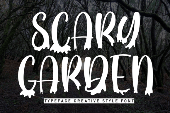 Scary Garden Font: A Playful Handwritten Typeface for Web Design