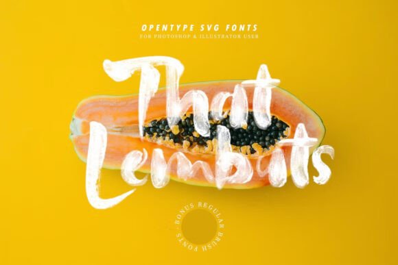 That Lembuts: A Hand-Painted Display Font for Digital Storytelling