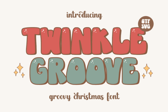 Twinkle Groove: A Retro Display Font for Editorial Warmth